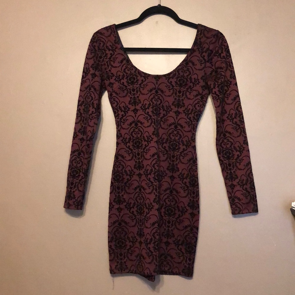 Charlotte Russe Long Sleeve Bodycon Dress